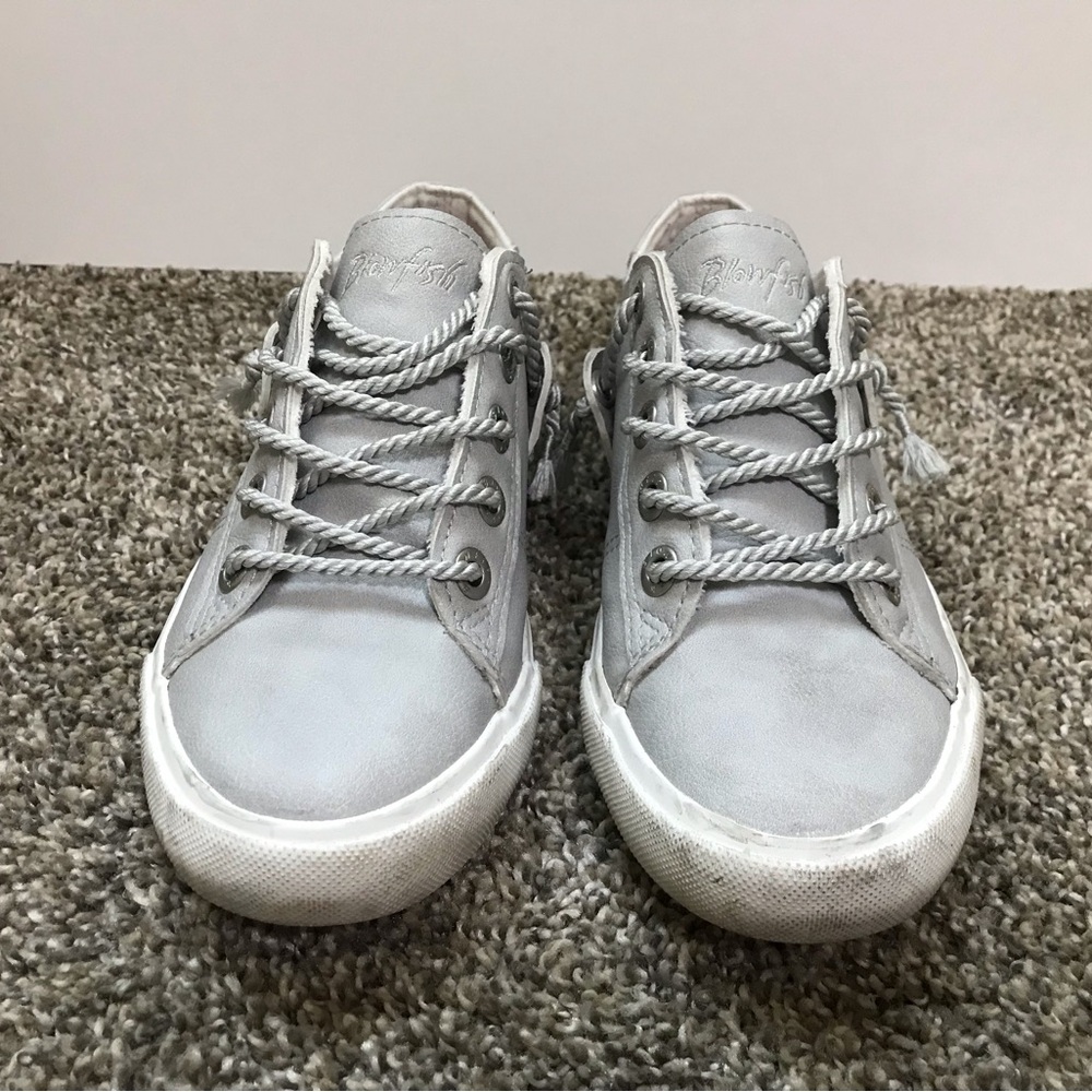 Gray Blowfish slip on shoes